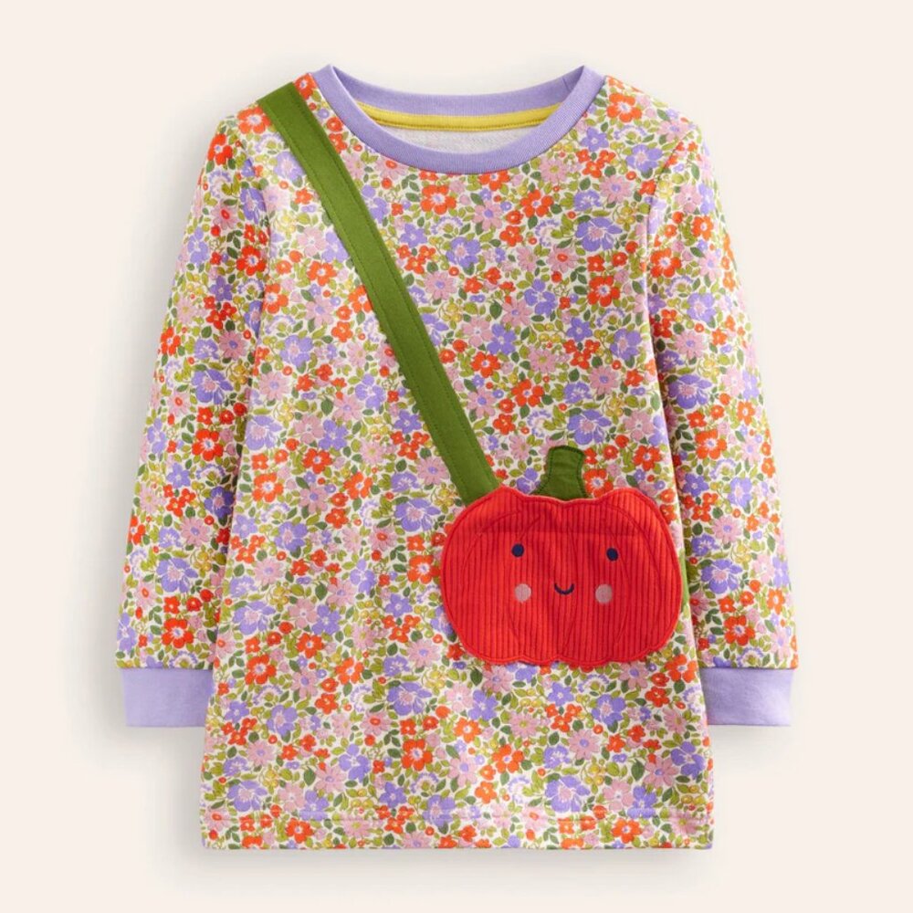 NWOT Mini Boden Appliqué Bag Tunic